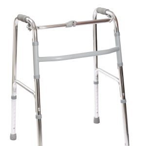 TYNOR WALKER INVALID’S FRONT WHEELS, SILVER, 1 UNIT