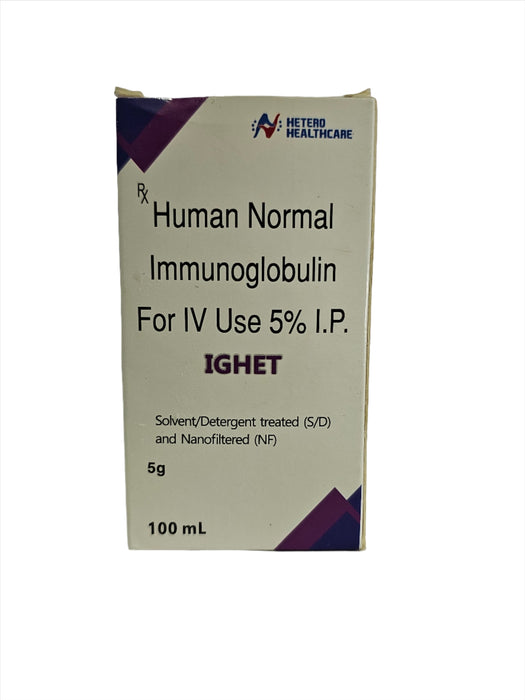 IGHET 5% 100 ML IV