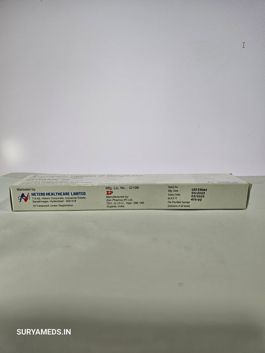 HETPARIN 40MG INJECTION