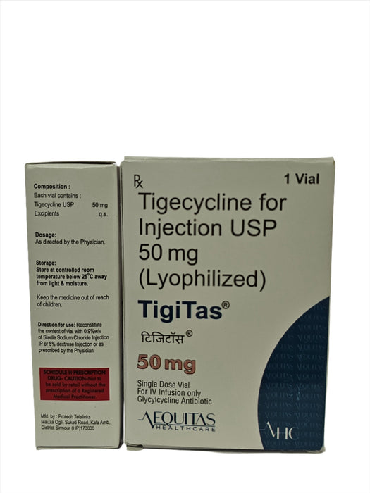 TIGITAS 50 MG VIAL INJECTION