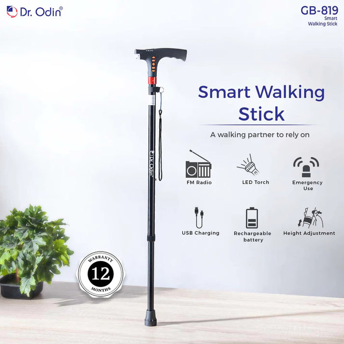 DR ODIN Smart Walking Stick Foldable