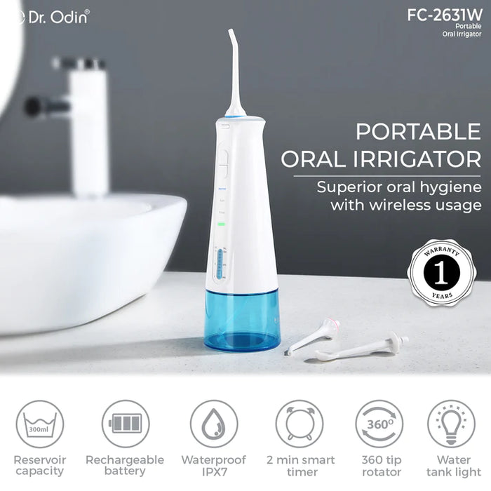 DR ODIN Portable Oral Irrigator White FC2631