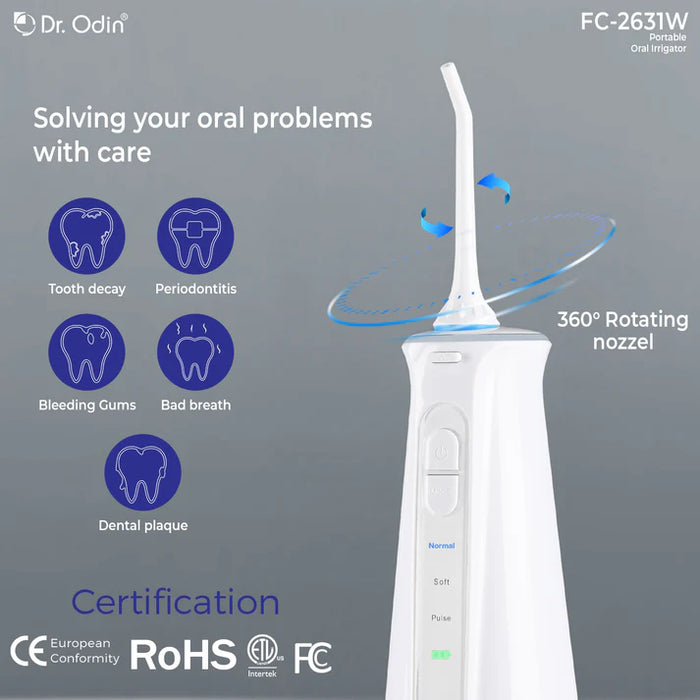 DR ODIN Portable Oral Irrigator White FC2631