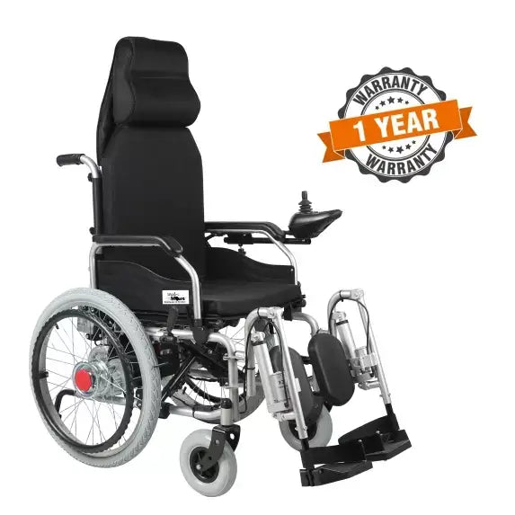 MEDEMOVE RECLINING ELECTRIC WHEELCHAIR WITH LITHIUM BATTERY