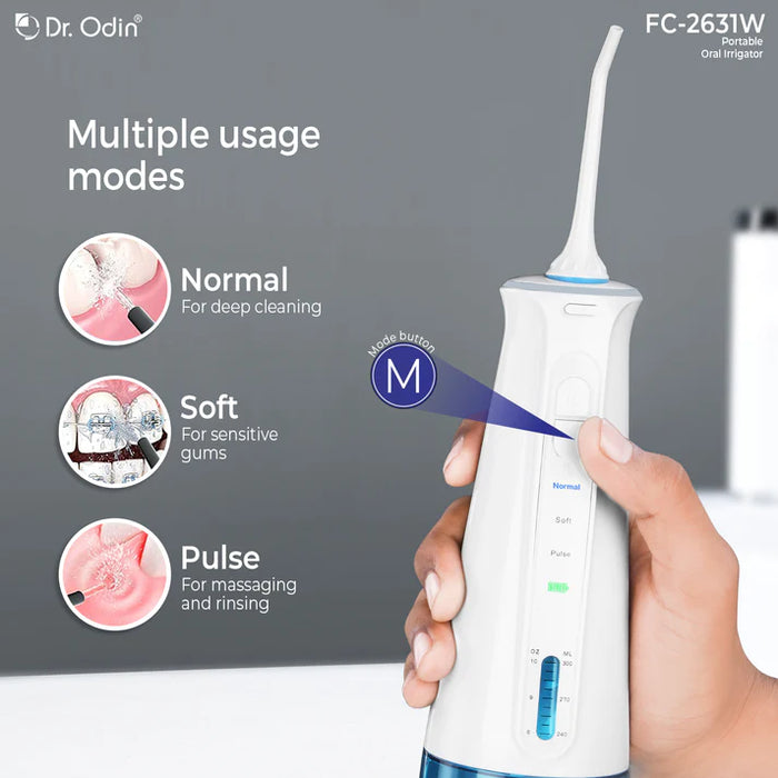 DR ODIN Portable Oral Irrigator White FC2631