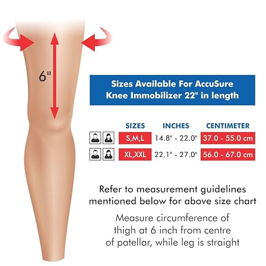 ACCUSURE KNEE IMMOBILIZER