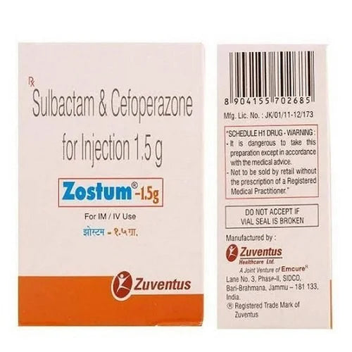 ZOSTUM 1.5 GM INJECTION