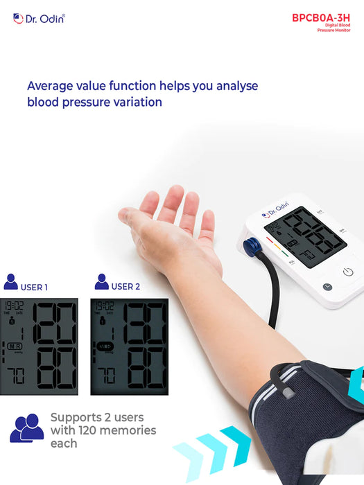 DR ODIN Blood Pressure Monitor BPCBOA-3H