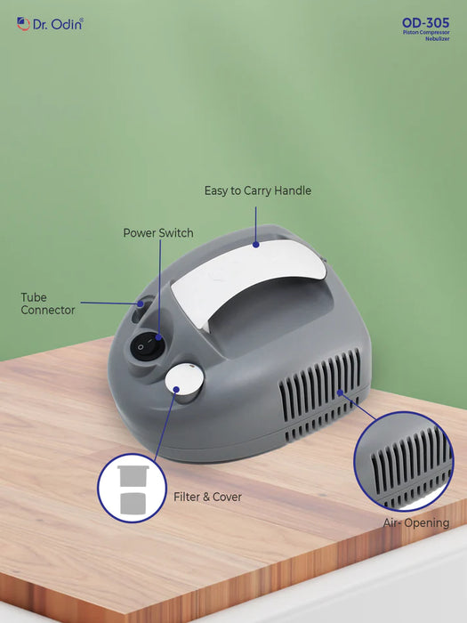 DR ODIN Piston Compressor Nebulizer OD305