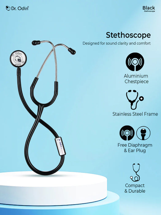 DR ODIN Stethoscope Black Color