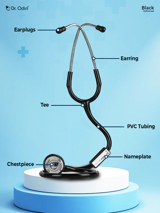 DR ODIN Stethoscope Black Color