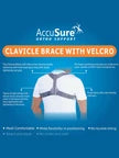 ACCUSURE CLAVICLE BRACE WITH VELCRO