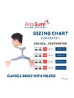 ACCUSURE CLAVICLE BRACE WITH VELCRO