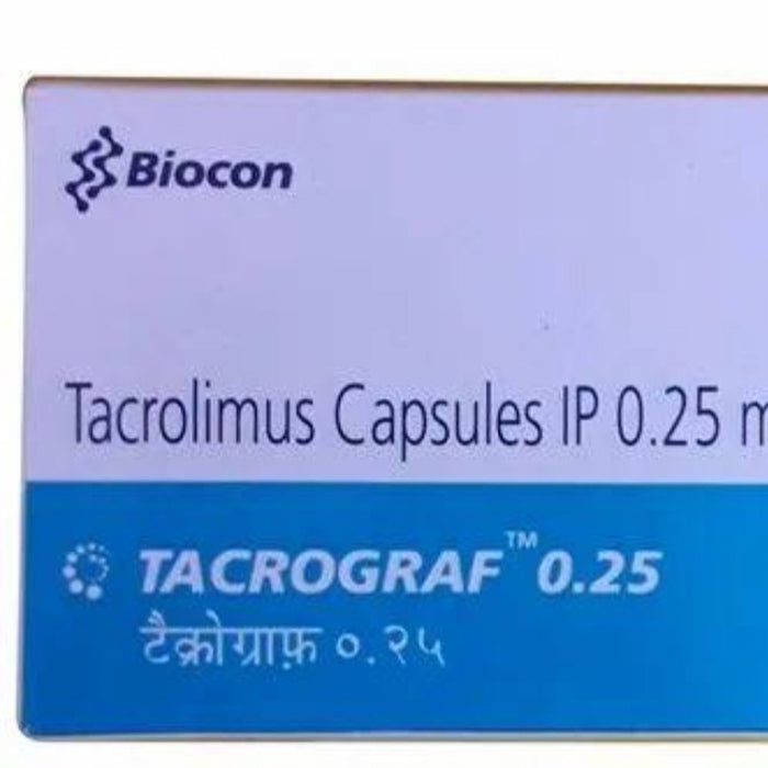 TACROGRAF 0.25MG CAPSULE