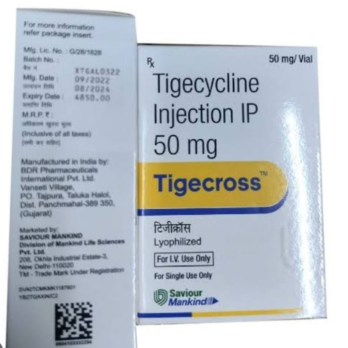 Tigecross 50 MG Injection