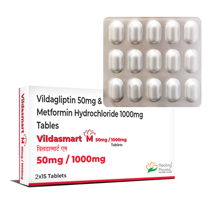 VILDASMART M 50MG/1000MG TABLET