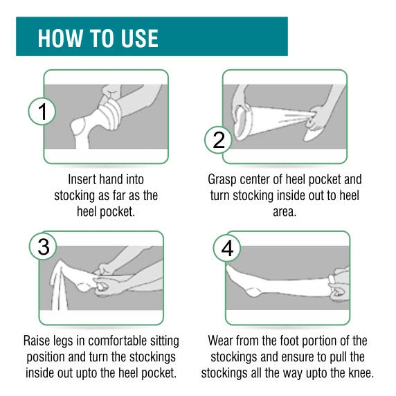 MEDEMOVE COMPRESSION STOCKING BELOW KNEE