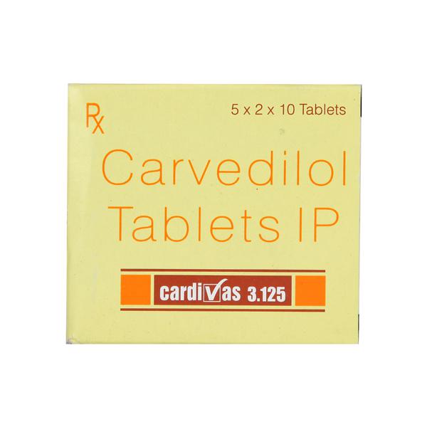CARDIVAS 3.125 TABLET