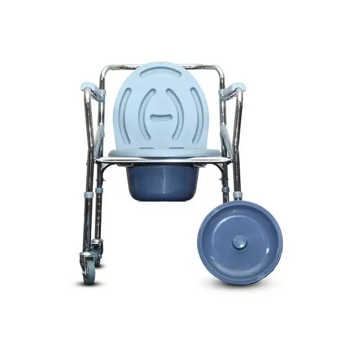 MEDEMOVE COMMODE CHAIR WITH WHEEL