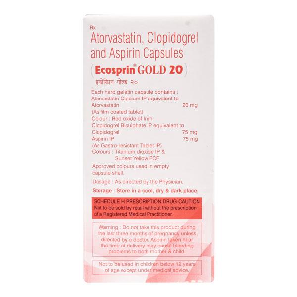 ECOSPRIN GOLD 20 CAPSULE