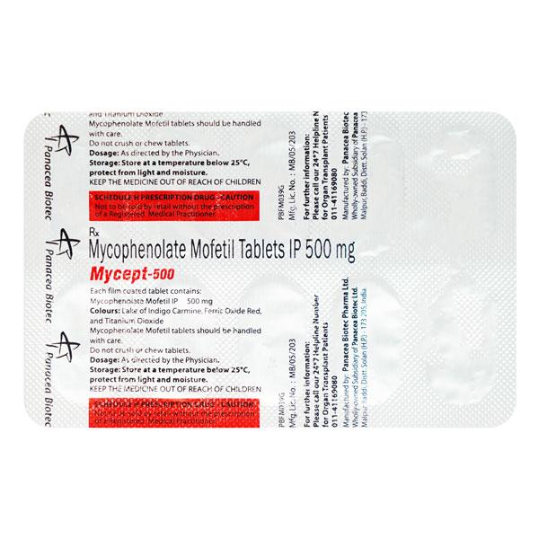 MYCEPT 500MG TABLET