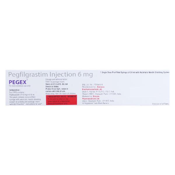 PEGEX 6MG INJECTION