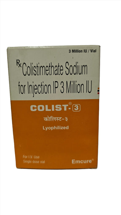 COLIST 3 MIU INJECTION