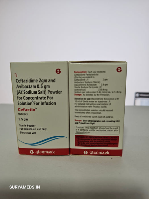 CEFACTIV 2.5 GM INJECTION