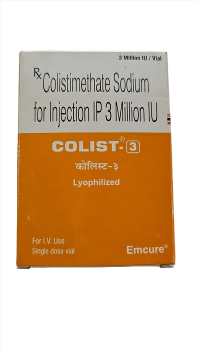 COLIST 3 MIU INJECTION