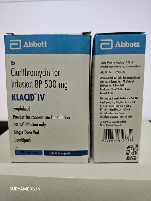 KLACID 500MG INJECTION