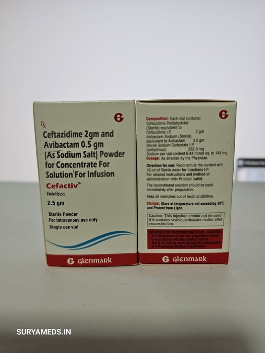 CEFACTIV 2.5 GM INJECTION