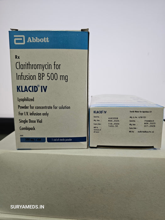 KLACID 500MG INJECTION