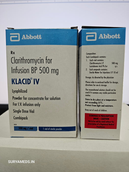 KLACID 500MG INJECTION