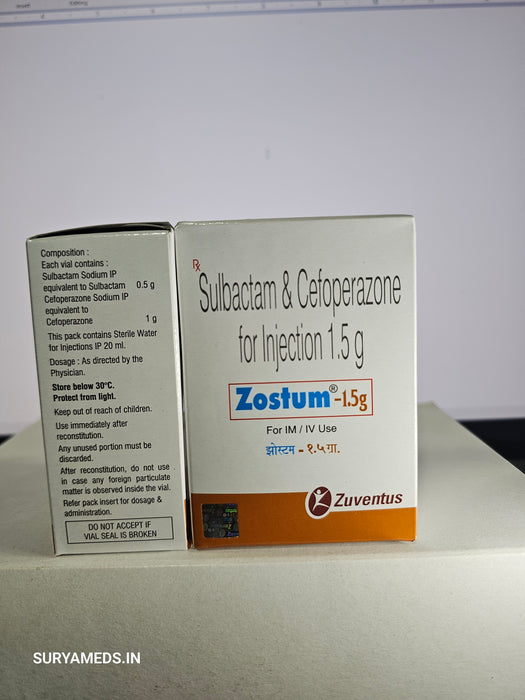 ZOSTUM 1.5 GM INJECTION