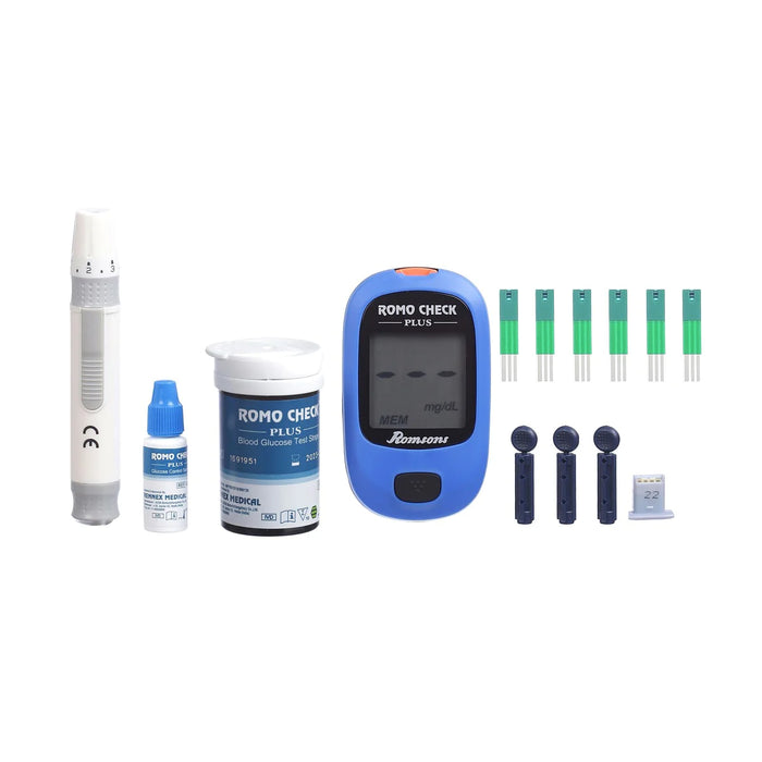 ROMSONS Romo Check Plus Blood Glucometer