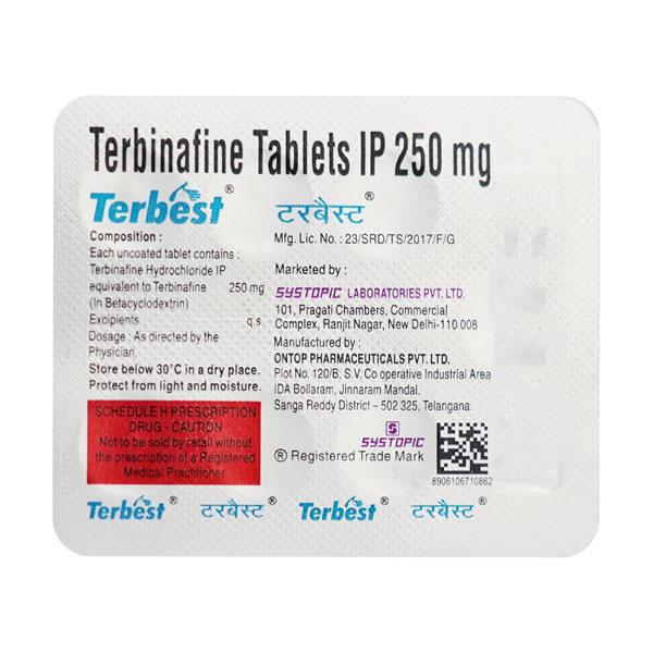 TERBEST 250MG TABLET