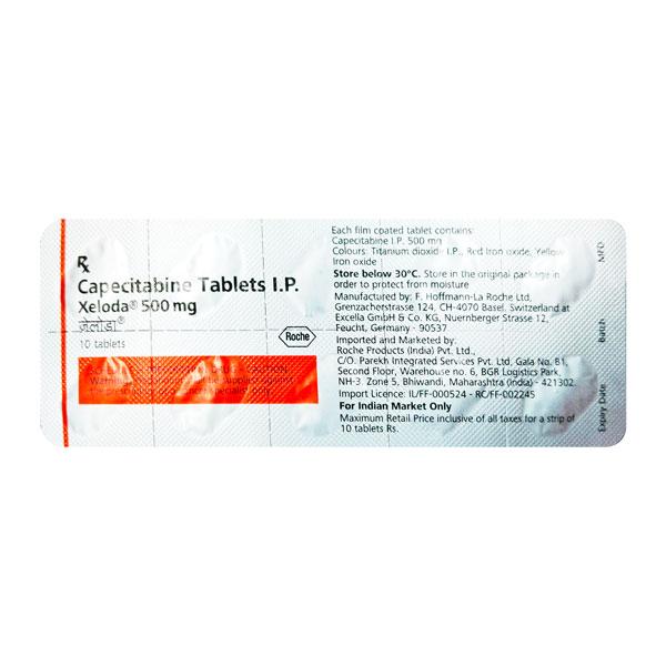 XELODA 500MG TABLET