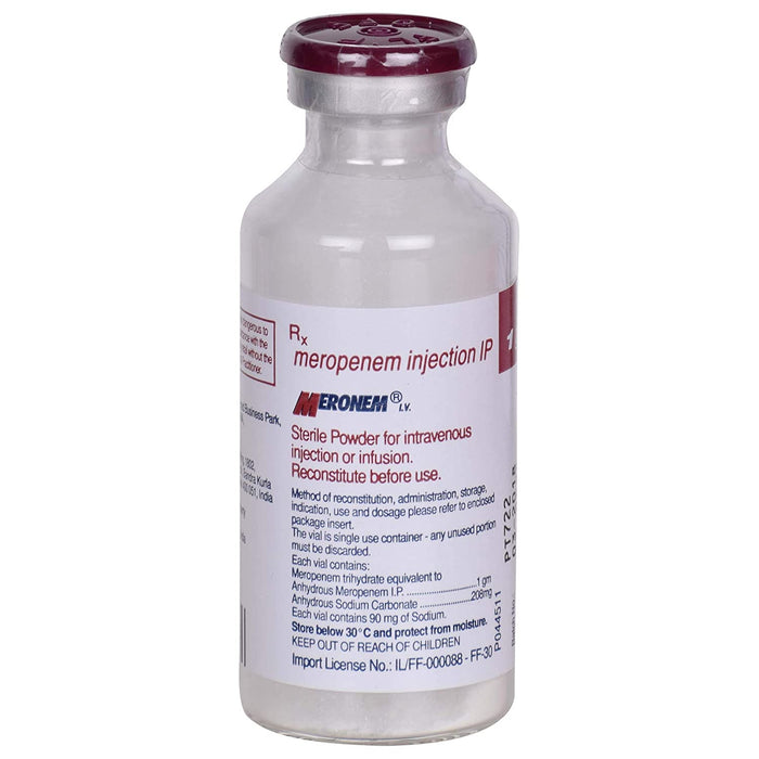 MERONEM 1000 MG INJECTION