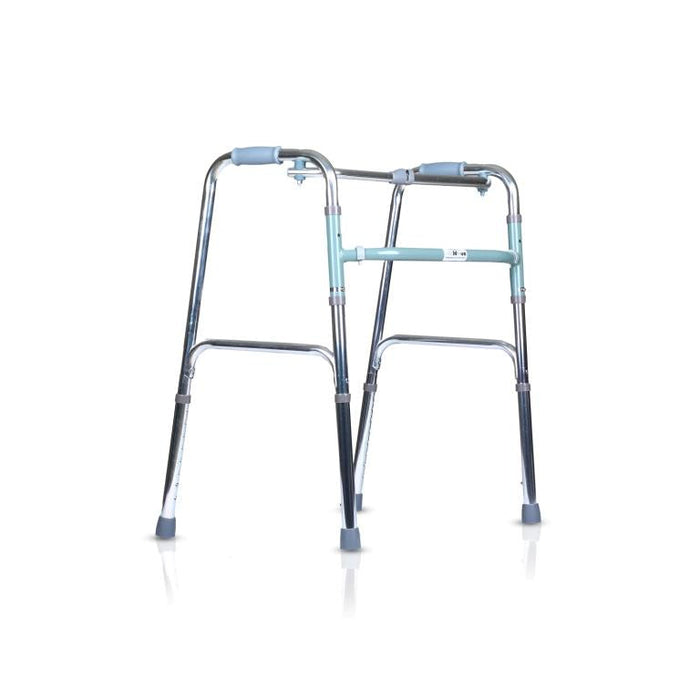 MEDEMOVE Folding Walker Imported Chrome Finish